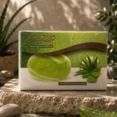 صابون 90 گرمی 5عددی آلوئه ورا — پخش شکوفه