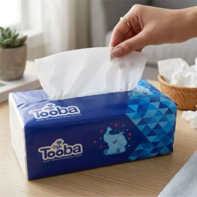 دستمال کاغذی 250برگ دولا تکی — پخش شکوفه