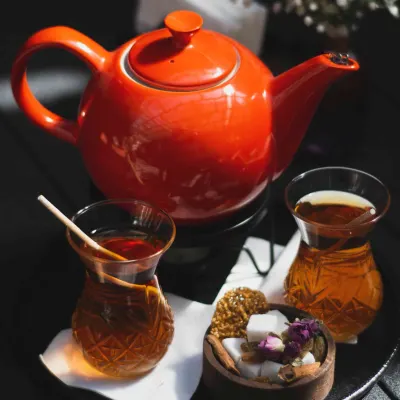 چای دو نفره — کافه برگاموت