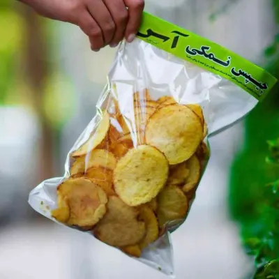 چیپس نمکی دست ساز آس — آس پروتئین