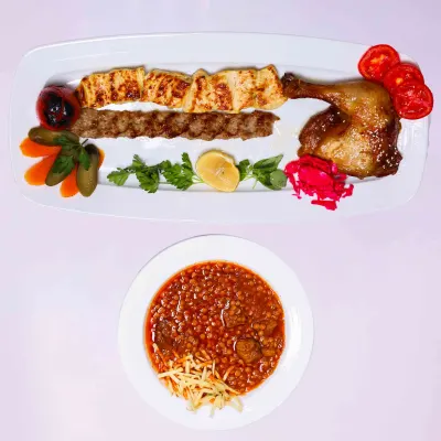سینی دو نفره یاسمین — رستوران یاسمین
