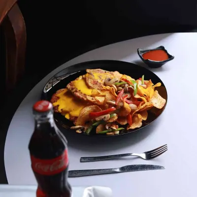 کارپاچو ( استیک جوجه دوبل ) — غذا فانتزی و پیتزا میشف