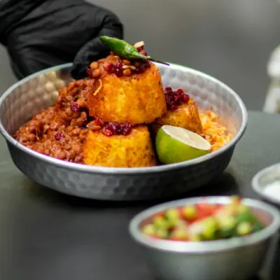 قیمه ته دیگ — ته چین طوری (هاشمیه)