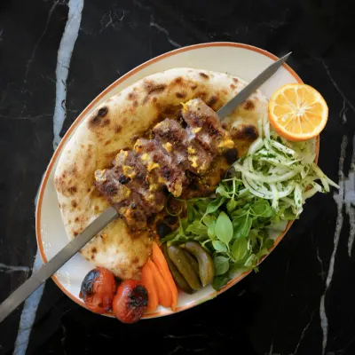 رول گوشت — باغ دل