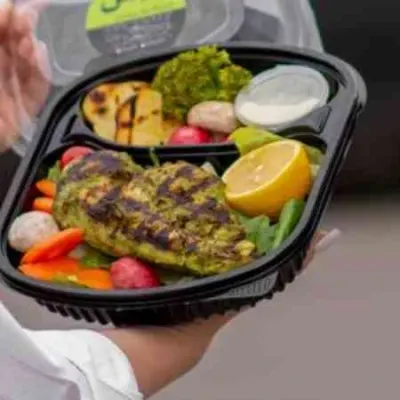 استیک مرغ سبزیجات — آس پروتئین