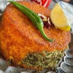 مرغ و باقالی خودمونی — ته چین طوری (هاشمیه)