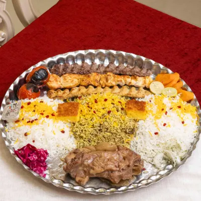 سینی گوشت ویژه ( 3نفره ) — رستوران معین درباری