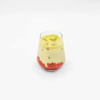 آیس ماچا توت فرنگی — پروژه تِ