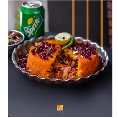 مرغ زرشک خودمونی — ته چین طوری (هاشمیه)